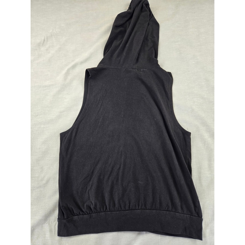 Purple Snow Women Black California City of Dreams Sleeveless Hoodie Graphic Top - Picture 9 of 10